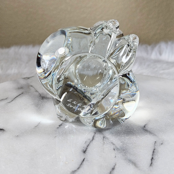 Vintage 1960's Eneryda Glasbruk Crystal Glass Great Dane Dog Sweden 7 1/2" Signe - Picture 5 of 8